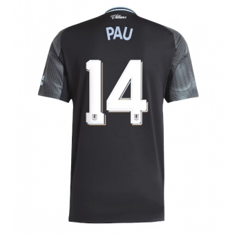 Aston Villa Pau Torres #14 Maglia Gara Trasferta Repliche 2025-26 Maniche Corte